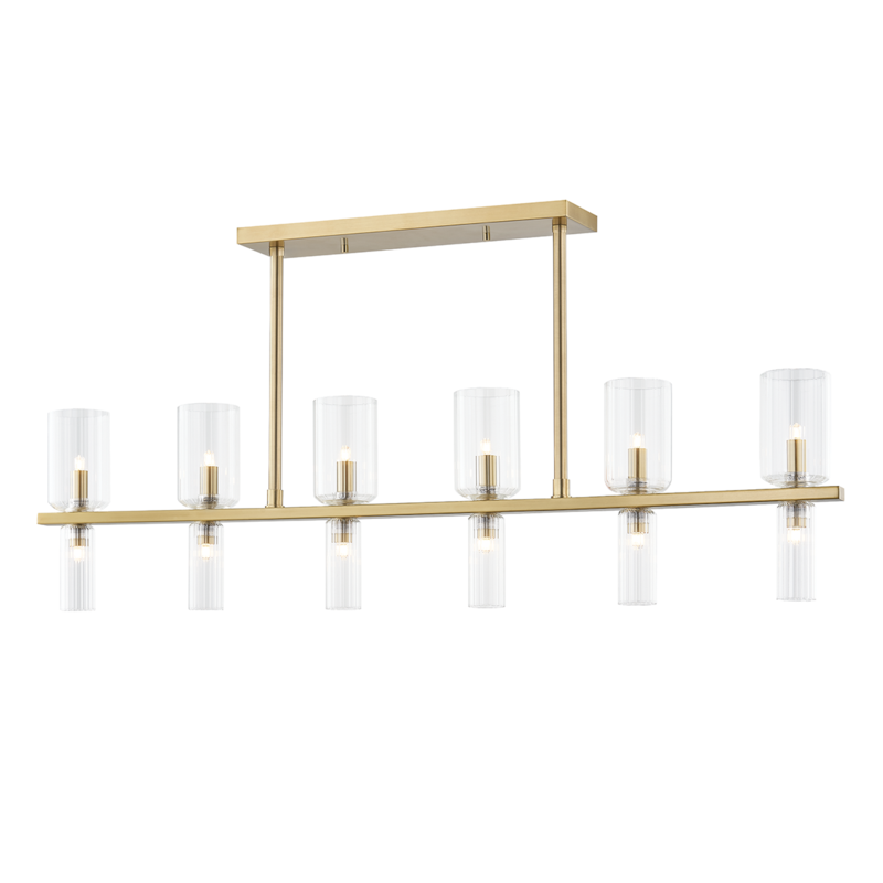 Mitzi by Hudson Valley Lighting Tabitha Island Light Antique Brass, Aged Brass