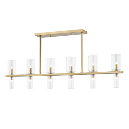 Mitzi by Hudson Valley Lighting Tabitha Island Light Antique Brass, Aged Brass
