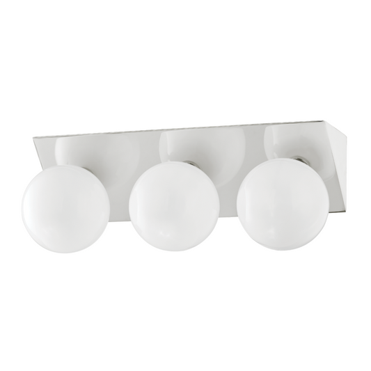 Mitzi by Hudson Valley Lighting Aspyn Bath Bracket Nickel, Polished Nickel