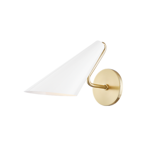 Mitzi by Hudson Valley Lighting Talia Wall Sconce Antique Brass, Aged Brass, Dove Gray