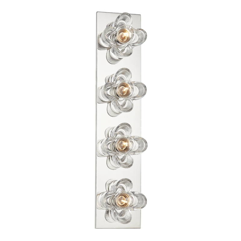Mitzi by Hudson Valley Lighting Shea Bath Bracket Nickel, Polished Nickel
