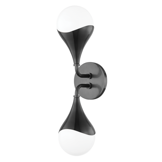 Mitzi by Hudson Valley Lighting Ariana Bath Bracket Black, Bronze, Olde Bronze