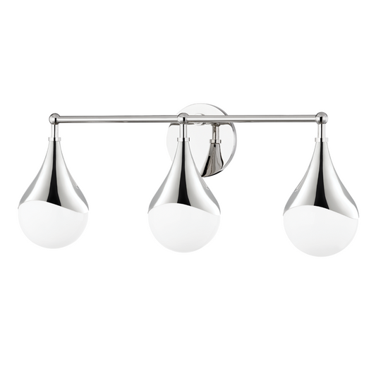 Mitzi by Hudson Valley Lighting Ariana Bath Bracket Nickel, Polished Nickel