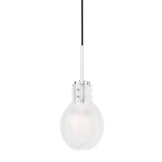 Mitzi by Hudson Valley Lighting Jenna Pendant Nickel, Polished Nickel