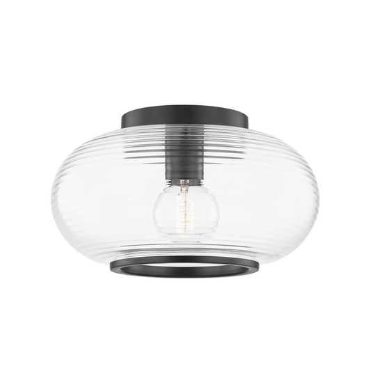 Mitzi by Hudson Valley Lighting Maggie Flush Mount Bronze, Olde Bronze