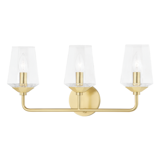 Mitzi by Hudson Valley Lighting Kayla Bath Bracket Antique Brass, Aged Brass