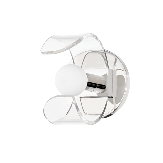 Mitzi by Hudson Valley Lighting Ora Bath Bracket Nickel, Polished Nickel