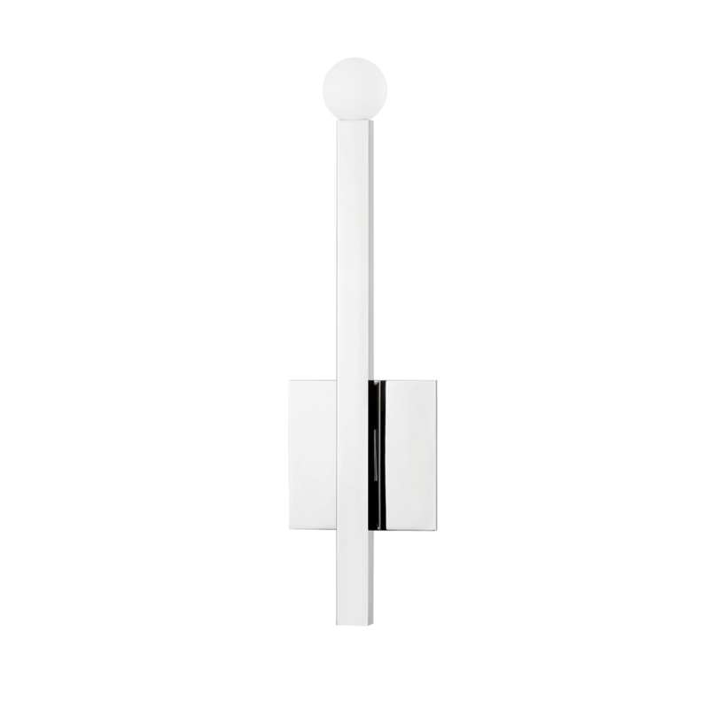 Mitzi by Hudson Valley Lighting DONA Wall Sconce Nickel, Polished Nickel