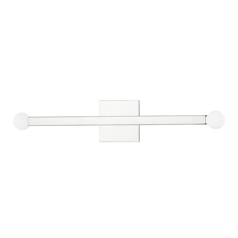 Mitzi by Hudson Valley Lighting DONA Wall Sconce Nickel, Polished Nickel