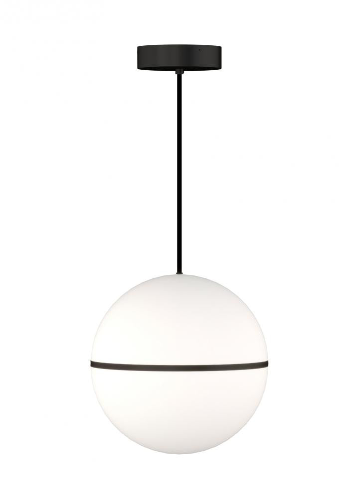 Visual Comfort Modern Hanea Grande Pendant Black, Nightshade Black