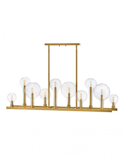 Hinkley Alchemy Up Chandelier Brass, Lacquered Brass