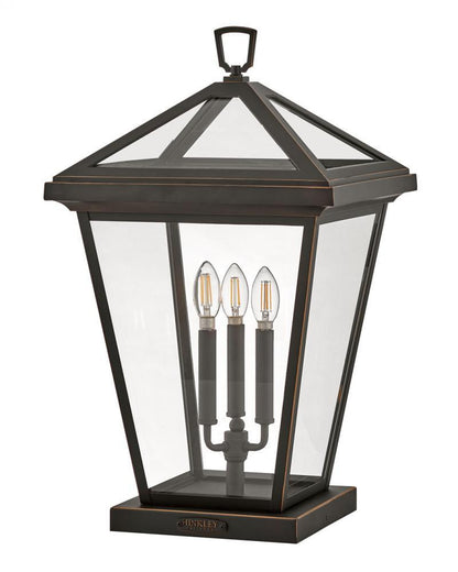 Hinkley Alford Large Pier Mount Lantern Oil Rubbed Bronze