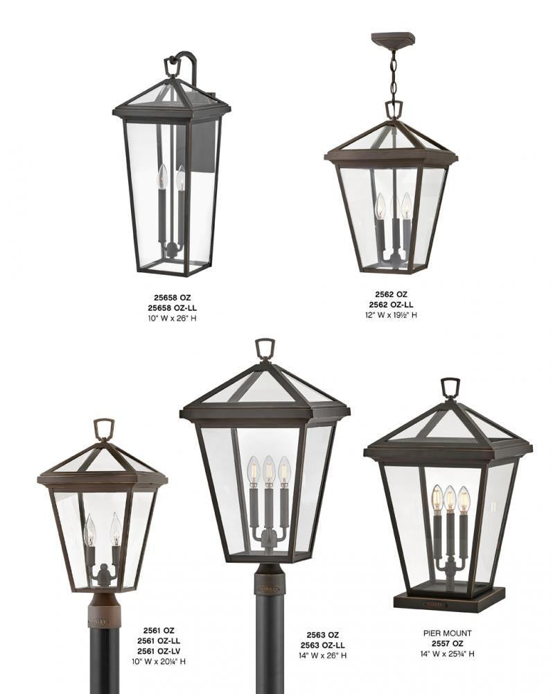 Hinkley Alford Place Large Pier Mount Lantern Oil Rubbed Bronze