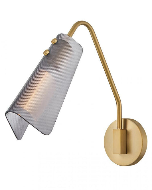 Hinkley Altman Medium Single Light Sconce Lacquered Brass