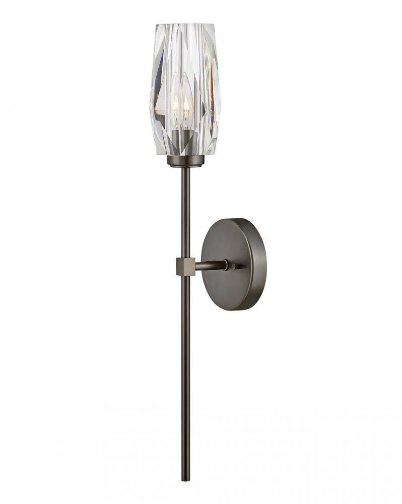 Hinkley Ana Bathroom Wall Sconce, 1-Light, Steel, 25"H (38250BX 9U694)