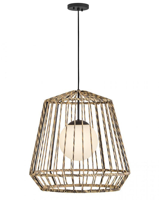 Hinkley Arlen Large Outdoor Hanging Pendant Black