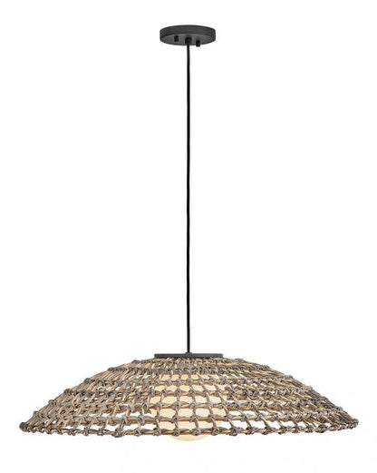 Hinkley Arlen Large Outdoor Hanging Pendant Black