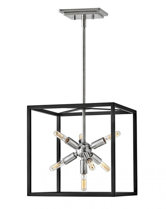 Hinkley Aros Pendant Steel, Black, Nickel