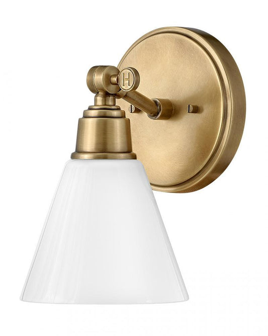 Hinkley Arti Bath Vanity Light Brass, Steel, Heritage Brass