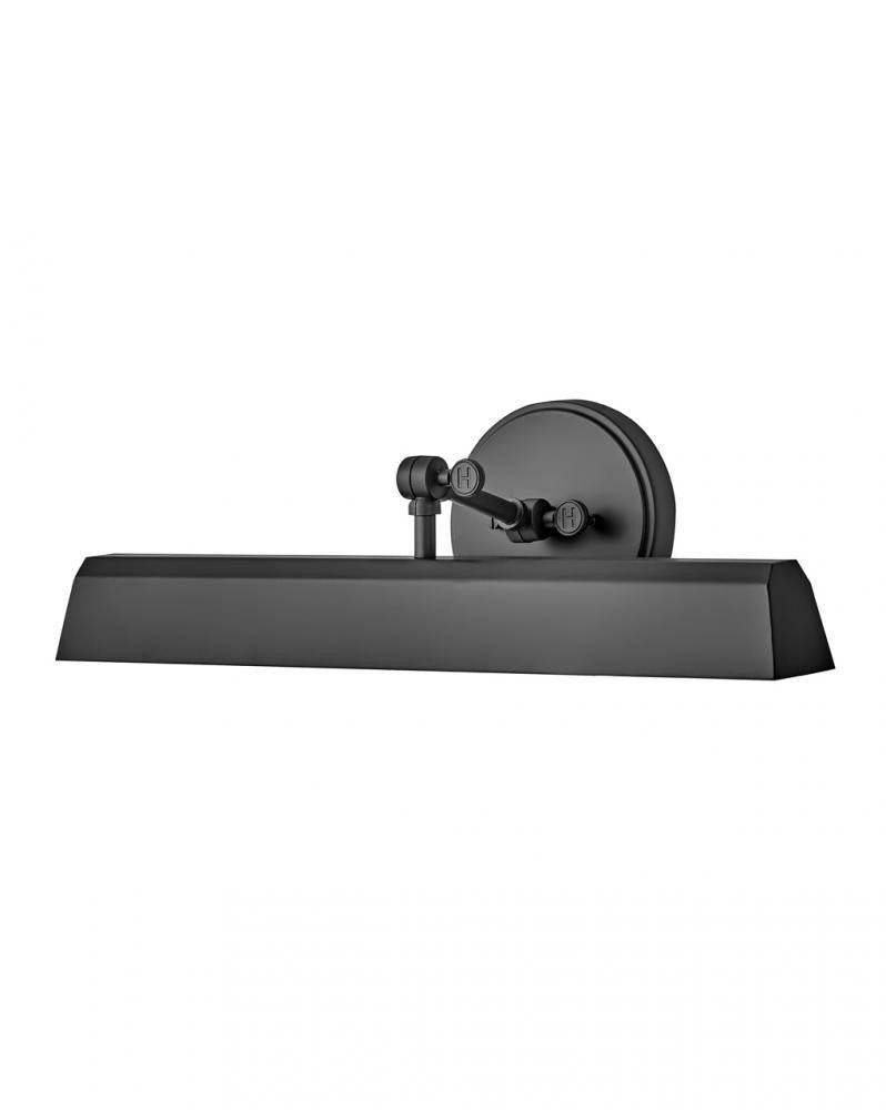 Hinkley Arti Bathroom Wall Sconce Black, Steel