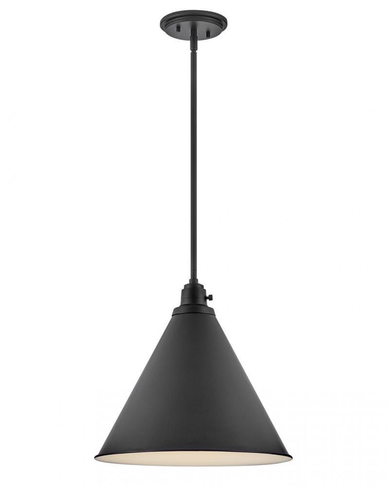 Hinkley Arti Medium Pendant Black Metal Shade
