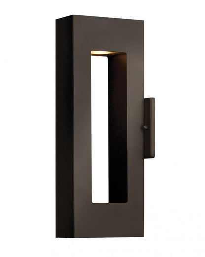 Hinkley Atlantis Medium Wall Mount Lantern, LED, Dark Bronze, Light Bronze, 2.75"W (1640BZ-LL 9Q8H5)