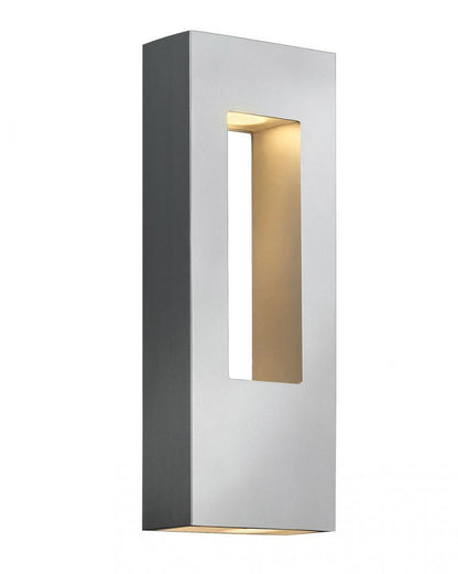 Hinkley Atlantis Medium Wall Mount Lantern, LED, Gray, 6"W (1648TT-LL 9Q8HP)