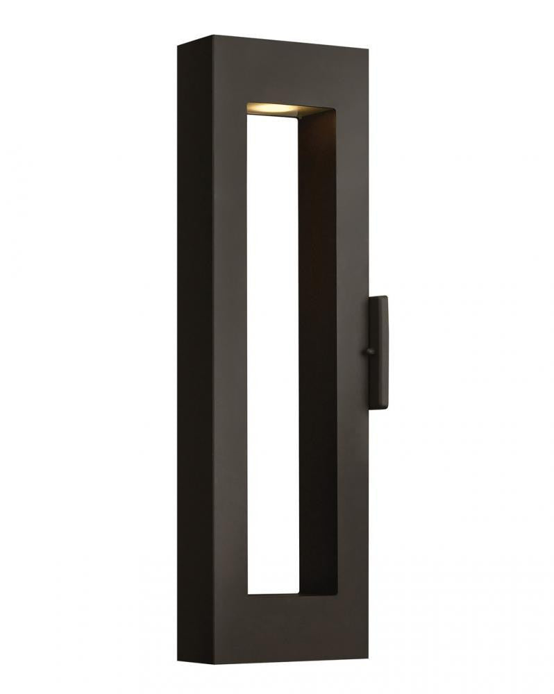 Hinkley Atlantis Outdoor Wall Lantern, LED, Black, 24"H (1644SK-LL 9Q8HD)