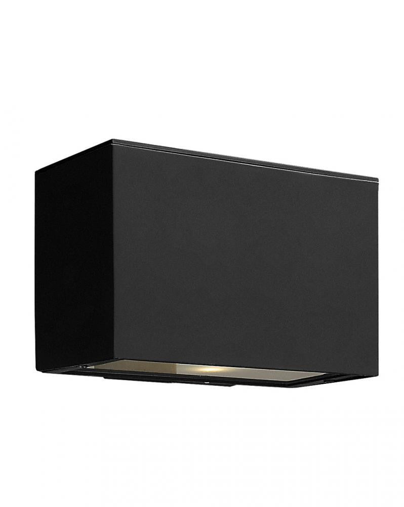 Hinkley Atlantis Outdoor Wall Lantern, LED, Black, 6"H (1646SK-LL 9Q8HK)