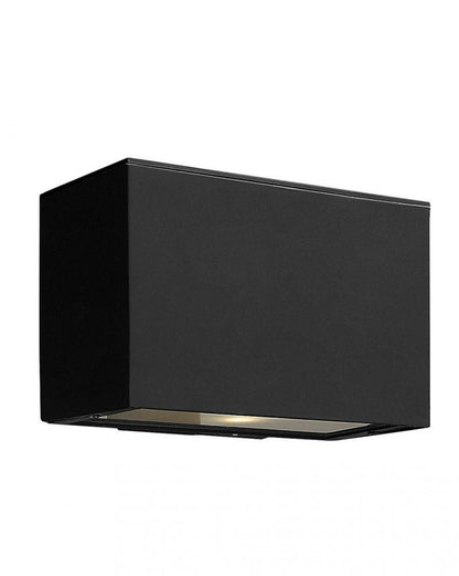 Hinkley Atlantis Outdoor Wall Lantern, LED, Black, 6"H (1646SK-LL 9Q8HK)