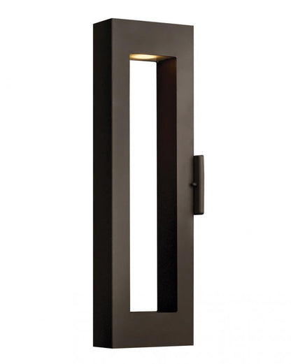Hinkley Atlantis Outdoor Wall Lantern, LED, Dark Bronze, Light Bronze, 24"H (1644BZ-LL 9Q8HC)
