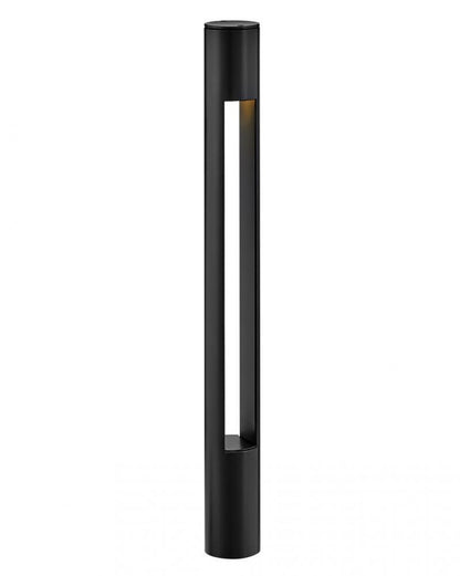 Hinkley Atlantis Round Small Bollard Satin Black