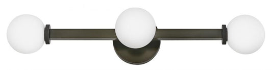 Hinkley Audrey Medium Three Light Vanity Black Oxide