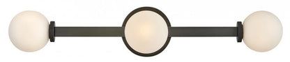 Hinkley Audrey Medium Three Light Vanity Black Oxide