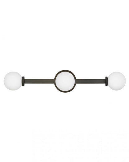 Hinkley Audrey Medium Three Light Vanity Black Oxide