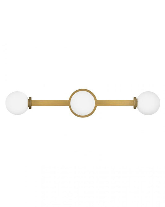 Hinkley Audrey Medium Three Light Vanity Heritage Brass