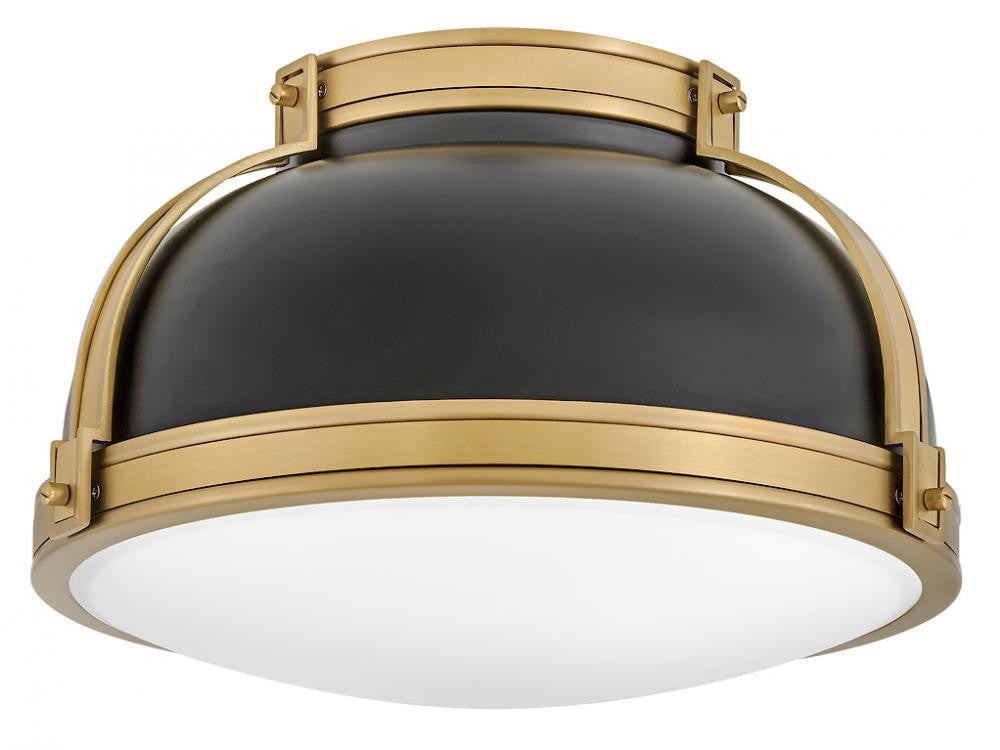 Hinkley Barton Medium Flush Mount Black