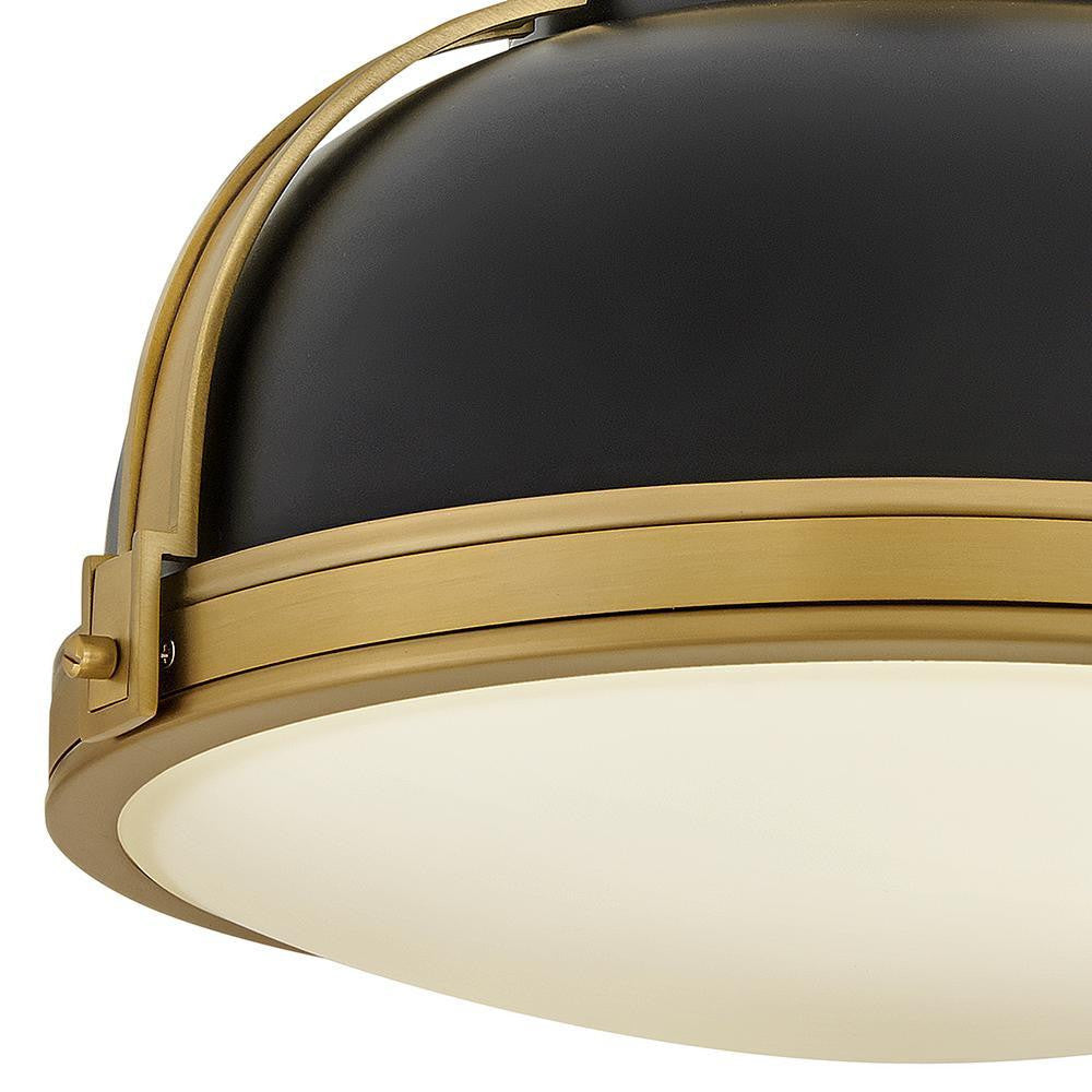 Hinkley Barton Medium Flush Mount Black