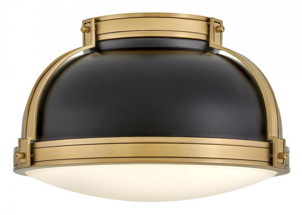 Hinkley Barton Medium Flush Mount Black