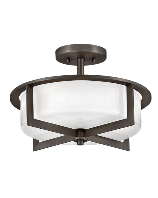 Hinkley Baxley Medium Semi-Flush Mount Black Oxide
