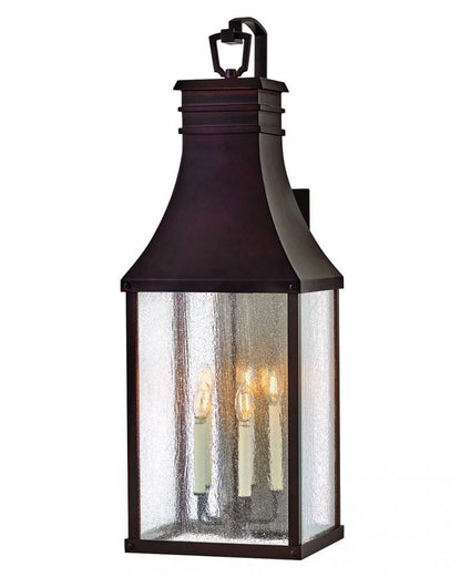 Hinkley Beacon Hill Extra Large Wall Mount Lantern Blackened Copper