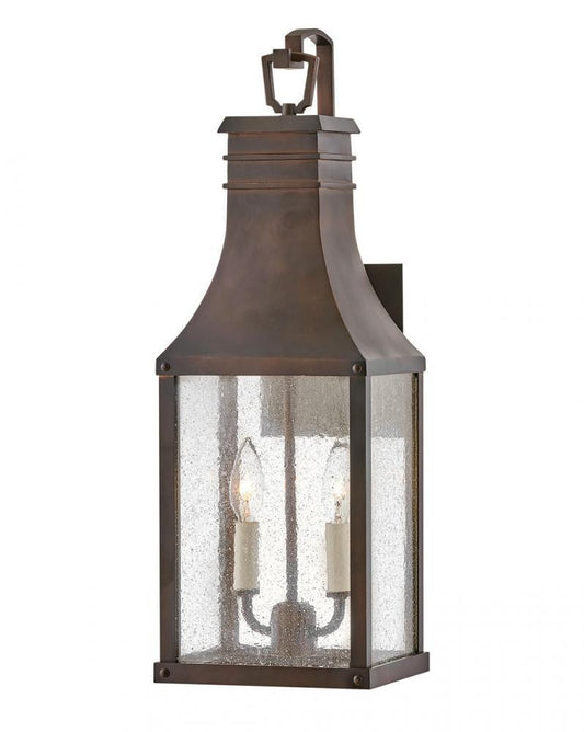 Hinkley Beacon Hill Medium Wall Mount Lantern Museum Black