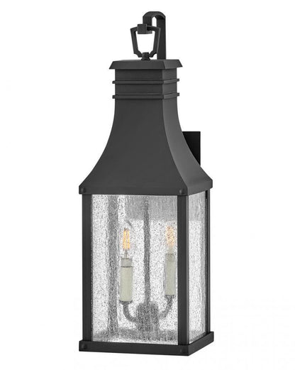 Hinkley Beacon Hill Medium Wall Mount Lantern Aluminum, Blackened Copper