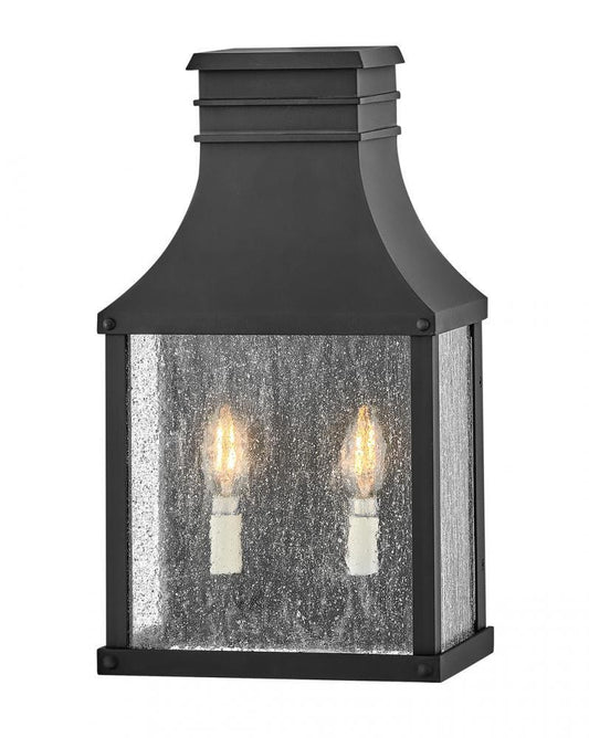 Hinkley Beacon Hill Medium Wall Mount Lantern Museum Black
