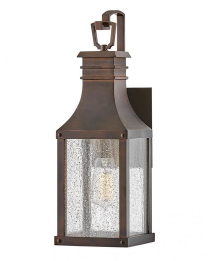 Hinkley Beacon Hill Small Wall Mount Lantern Museum Black