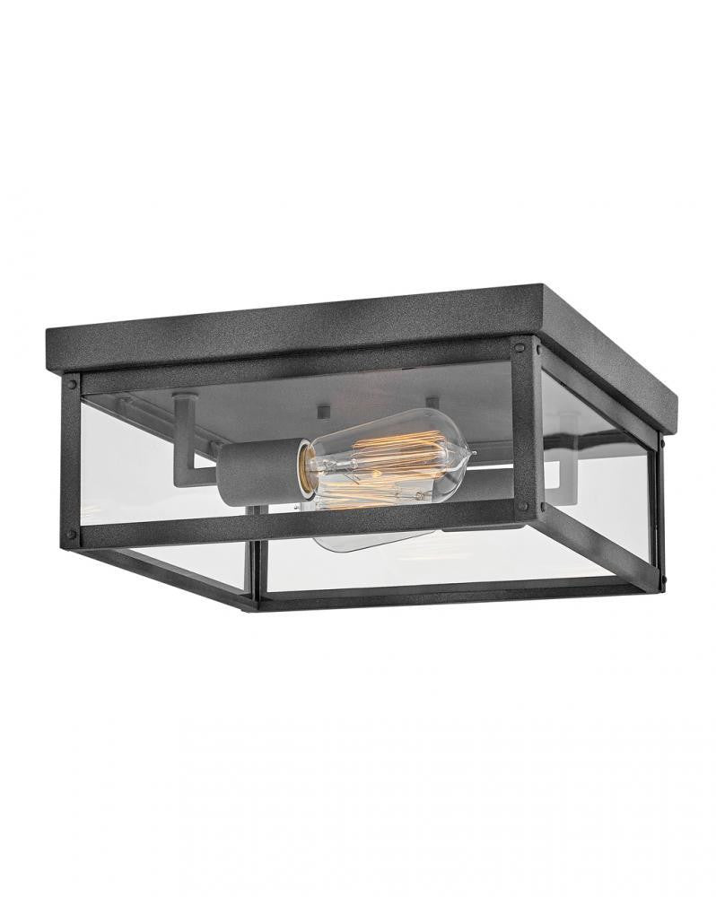 Hinkley Beckham Medium Flush Mount Aged Zinc