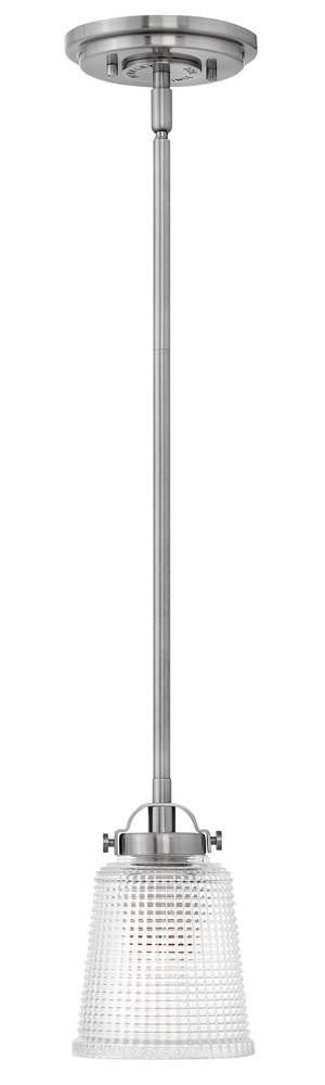 Hinkley Bennett Small Pendant Polished Antique Nickel