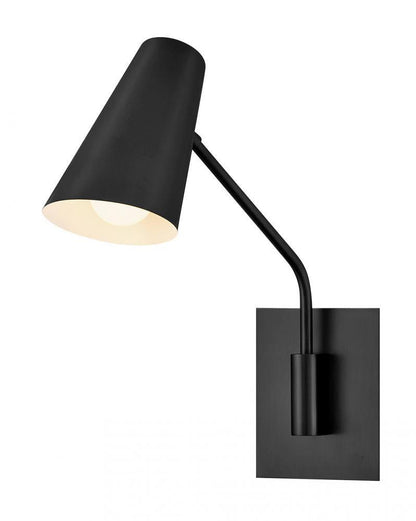 Hinkley Bray Medium Swing Arm Single Light Sconce Black