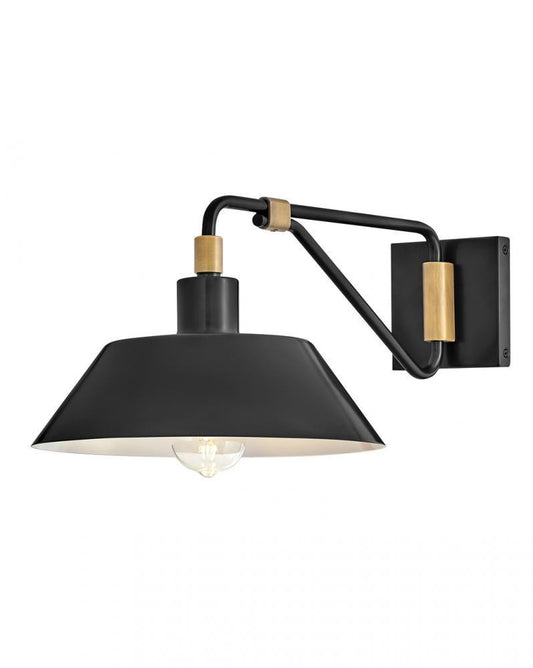 Hinkley Brewster Medium Wall Mount Barn Light Black Oxide