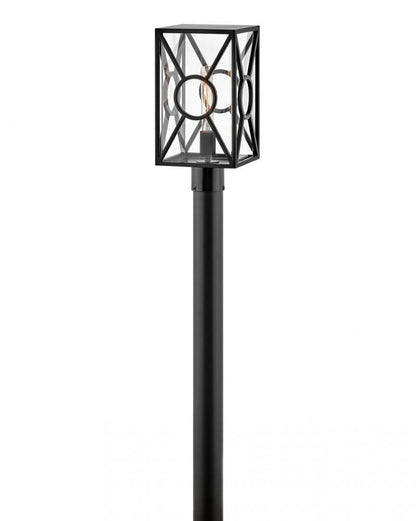 Hinkley Brixton Medium Post Top Or Pier Mount Lantern Black